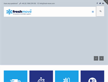 Tablet Screenshot of fresh-move.com